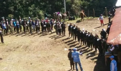 Zona veredal en Antioquia. 