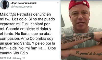 John Jairo Velásquez, alias  'Popeye'.