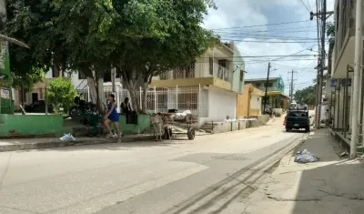 Calle 56 con carrera 34, barrio Las Gaviotas 