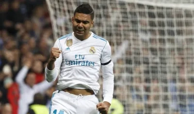 Casemiro, jugador brasileño del Real Madrid. 
