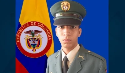 El cabo tercero Kenen Collazos Arce