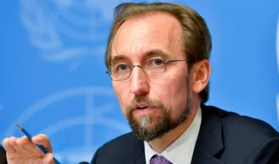 Zeid Ra'ad Al Hussein, alto comisionado de la ONU para los derechos humanos.