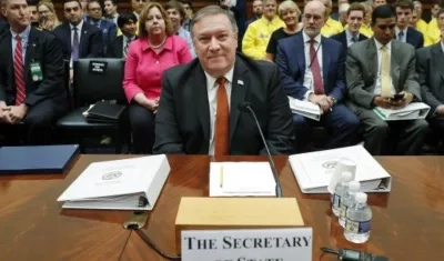 Mike Pompeo,  secretario de Estado de EE.UU.