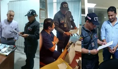 Patricio Antonio Garcia De Caro, Rolando Jose Vargas Russo, Mario Alberto Alarcon Pabon