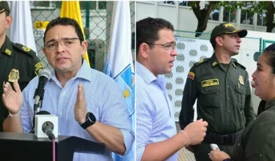 Rafael Martínez, alcalde de Santa Marta, da parte de tranquilidad a los samarios.