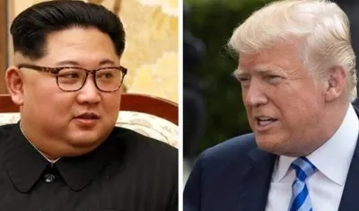 Kim Jong-un y Donald Trump