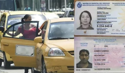 Ilustración - Pasaportes turistas