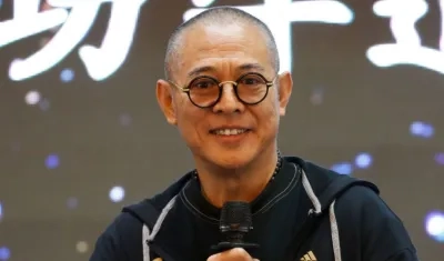  El actor de películas de acción Jet Li.