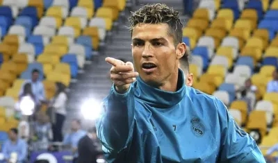 Cristiano Ronaldo, delantero Portugués. 