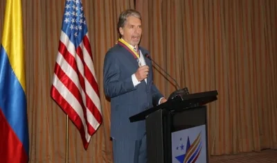 El embajador de Estados Unidos en Colombia, Kevin Whitaker.