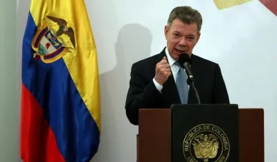 Juan Manuel Santos.