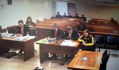 Audiencia contra Carlos y Esther Jiménez. 