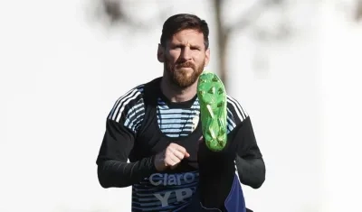 Lionel Messi, delantero argentino. 
