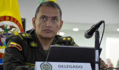 General Mariano Botero, comandante de la Policía Metropolitana.