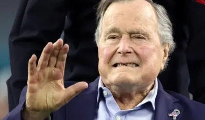 George Bush padre, expresidente de Estados Unidos.
