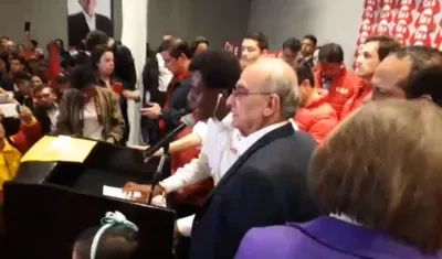 Humberto De la Calle al reconocer su derrota.