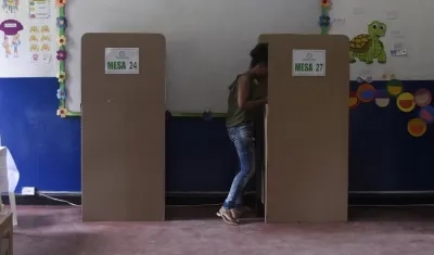 Tres "desaparecidos" votaron en Barrasnquilla.