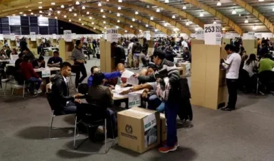 Votaciones elecciones Colombia 2018