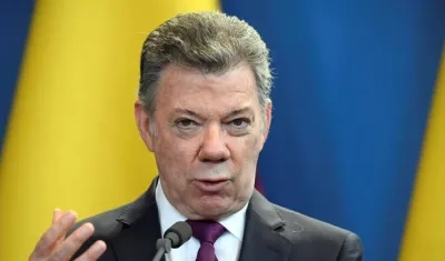 Juan Manuel Santos, Presidente.