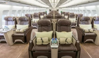 Así es el avión de lujo que transportará a la Selección Argentina. 