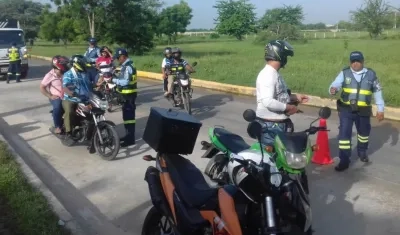 Día sin moto en Soledad
