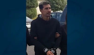 Jonathan Fabro el día de su captura en México. 