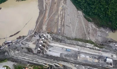 Vista aérea de Hidroituango