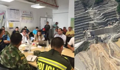  Las autoridades colombianas evacuaron ayer por seguridad.