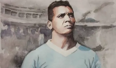 Obdulio Varela, capitán de la Selección Uruguay de 1950. 