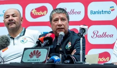 El seleccionador Hernán Darío Gómez.