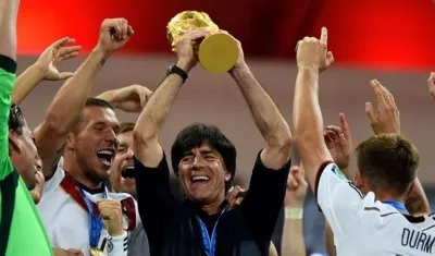 El alemán Joachim Löw campeón en Brasil 2014.
