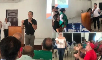 Reunión del Distrito con los vendedores.