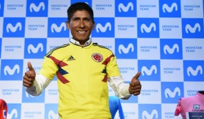 Nairo Quintana, ciclista colombiano. 