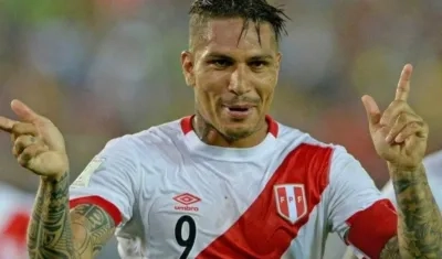 Paolo Guerrero, jugador peruano.