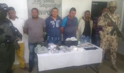 Estos son los 6 capturados por el Ejército.