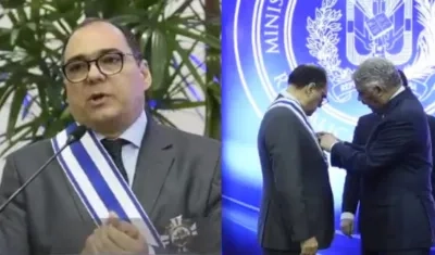 José Antonio Segebre, embajador colombiano saliente en República Dominicana.