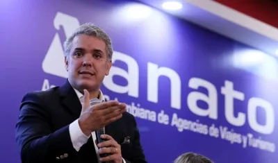 El candidato a la Presidencia de la República, Iván Duque.