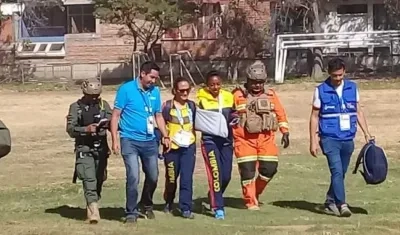 La deportista debe ser intervenida quirúrgicamente por la fractura de clavícula.