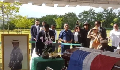 Funeral del 'Rey del merengue' Joseíto Mateo.