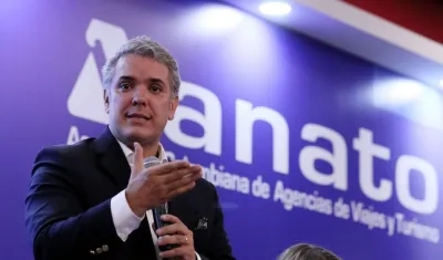 El candidato uribista Iván Duque