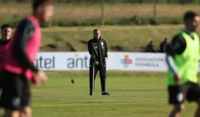 Oscar Tabárez, técnico de Uruguay. 