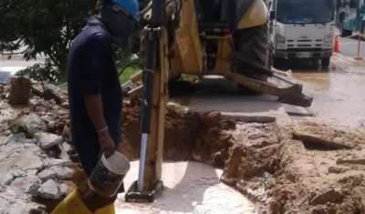 Cuando terminen los trabajos se superará la falta de suministro en los sectores mencionados.