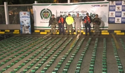 Droga hallada en el Golfo de Morrosquillo.