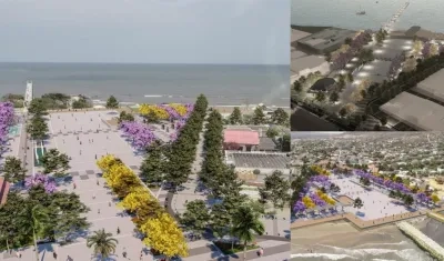 Los diseños de la plaza. 