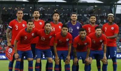 La Selección Chile orientada por Reinaldo Rueda. 