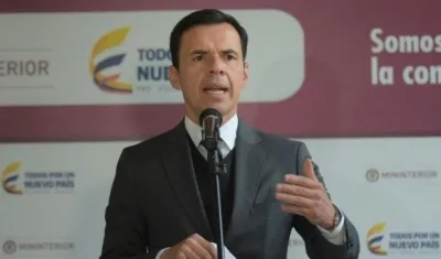 Guillermo Rivera, ministro del Interior.