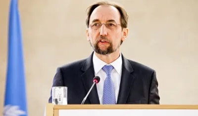 Alto comisionado de la ONU para los Derechos Humanos, Zeid Ra'ad al Hussein