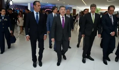 Juan Manuel Santos, Presidente.