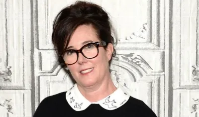 La diseñadora estadounidense Kate Spade.