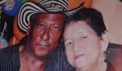 El Rey Vallenato Alberto Rada Ospino y su esposa María del Socorro Andrade.